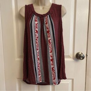 2/$15 or 3/$20- Croft & Barrow sleeveless top